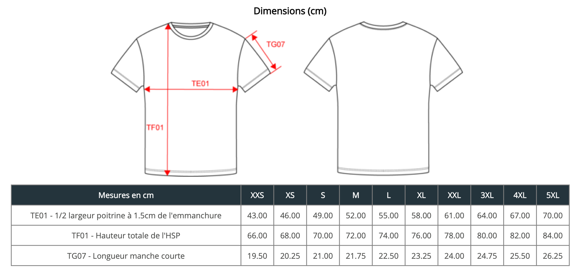 T-shirt pour adulte M.O.N