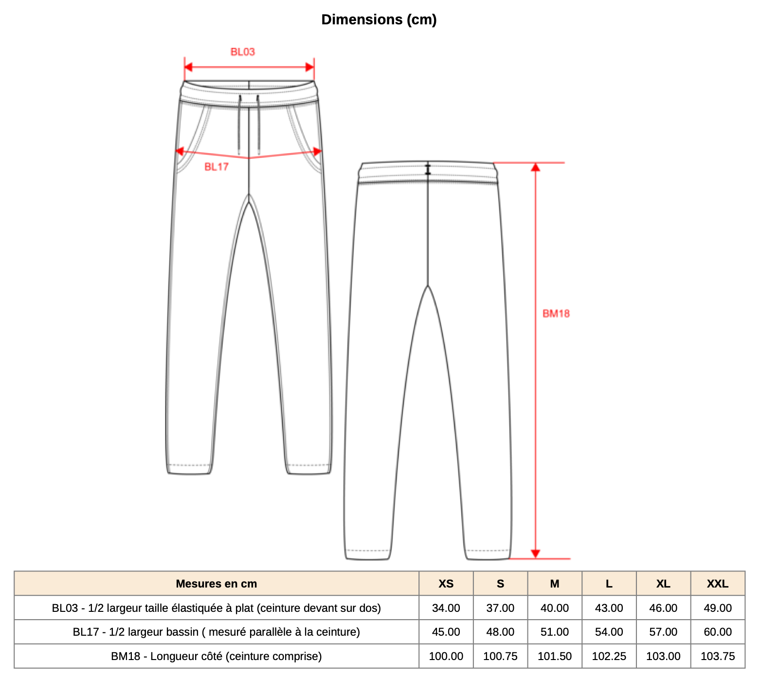 Pantalon de jogging femme Team CNA