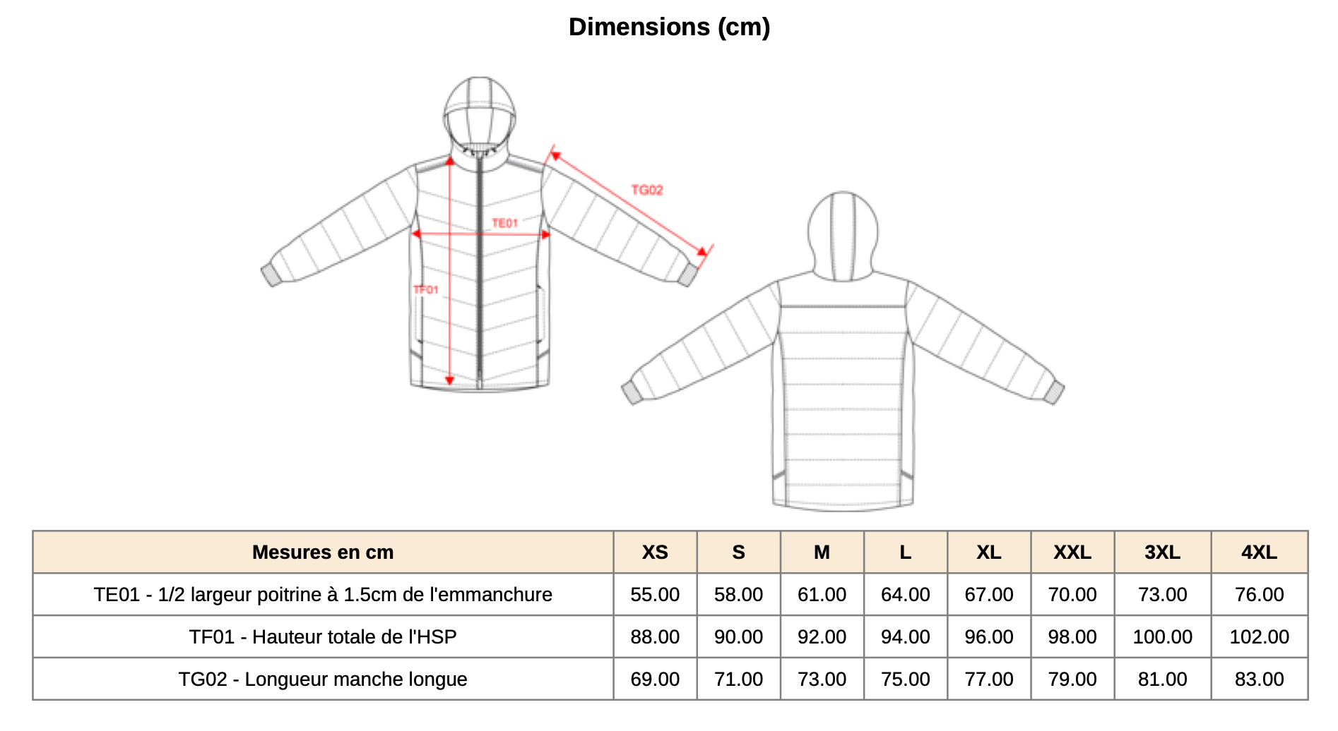 Parka longue M.O.N