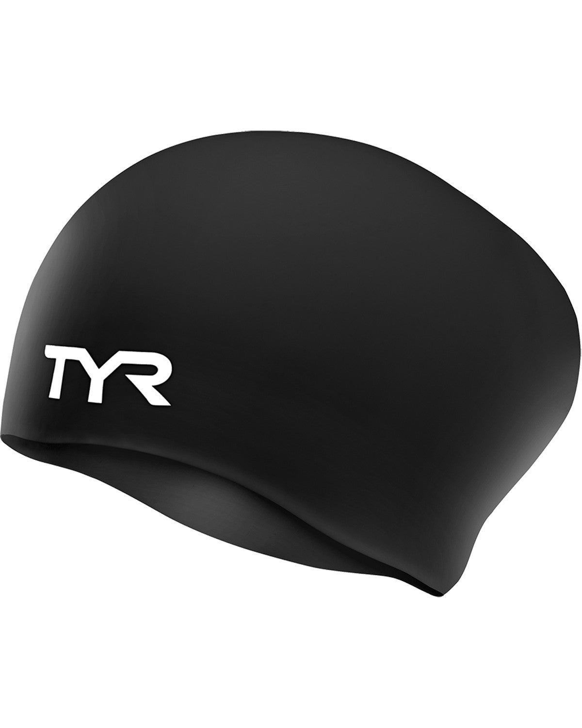 Bonnet de bain en silicone sans plis pour cheveux longs TYR