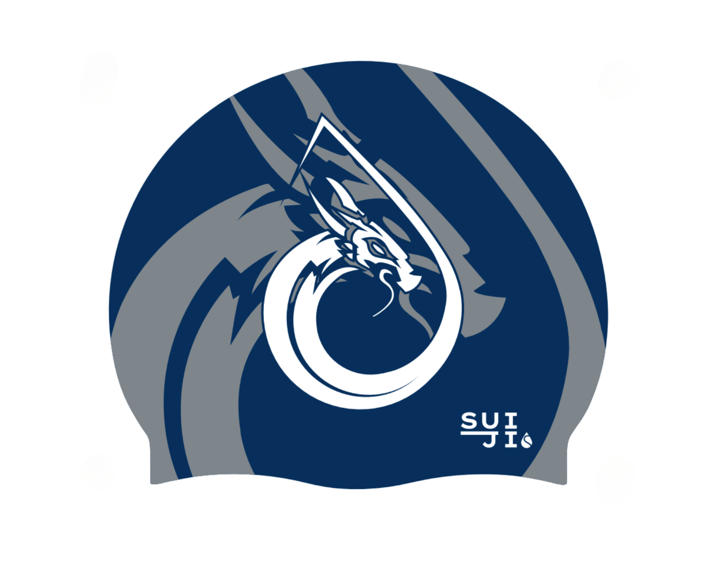 Bonnet de bain en silicone SUIJI Dragon