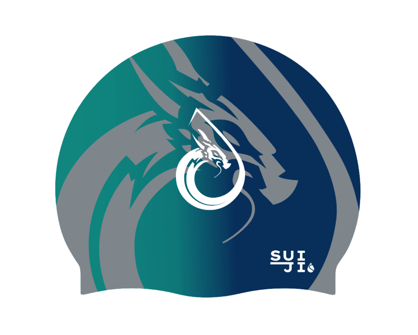 Bonnet de bain en silicone SUIJI Dragon