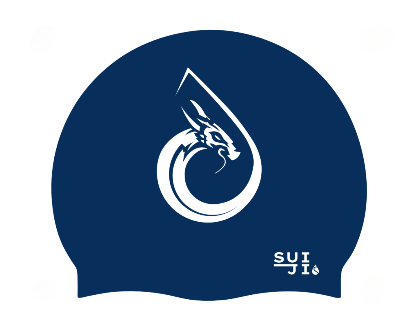 Bonnet de bain en silicone SUIJI little logo Dragon