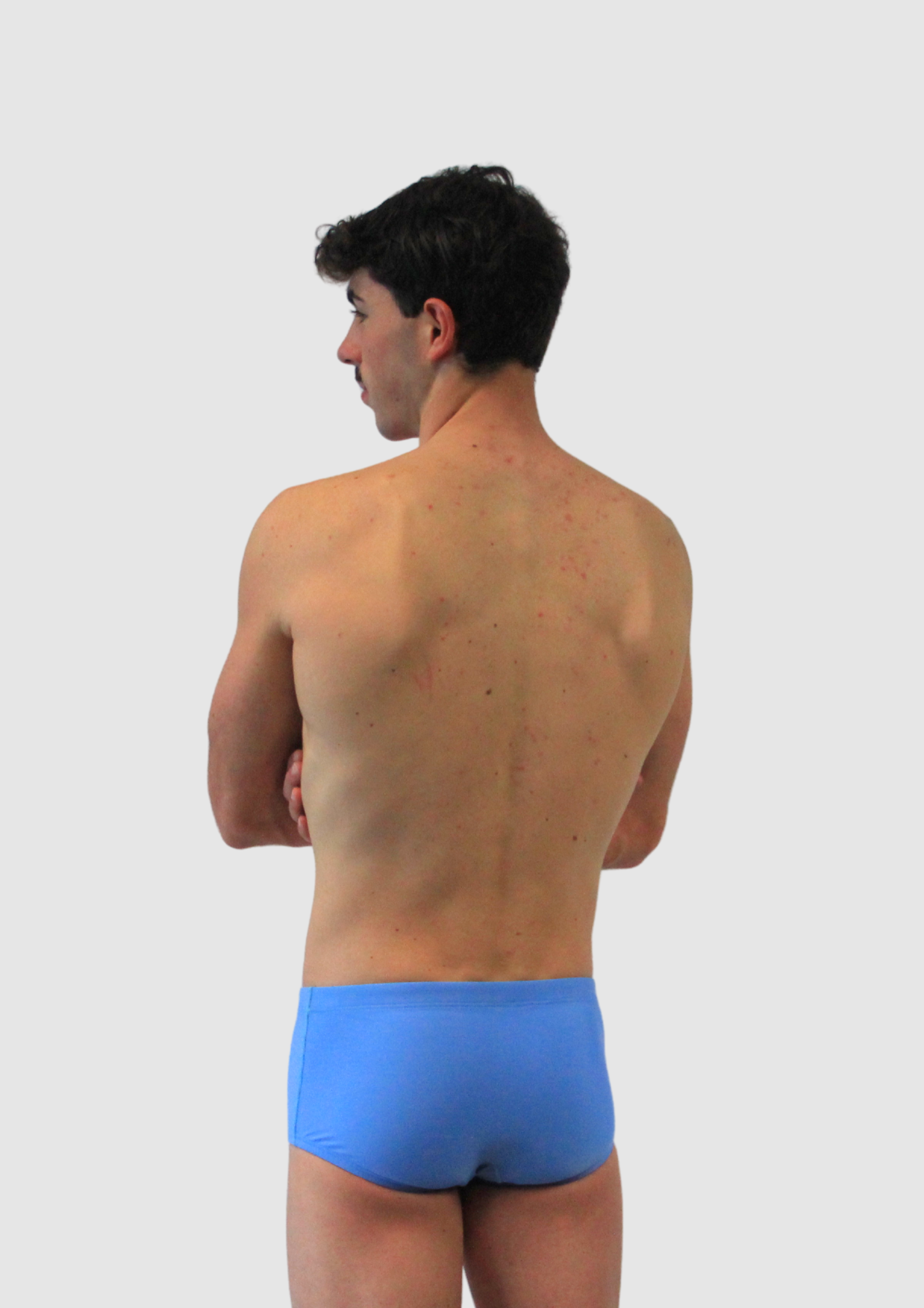 Boxer de bain homme coupe trunk SUIJI Bleu Sonique