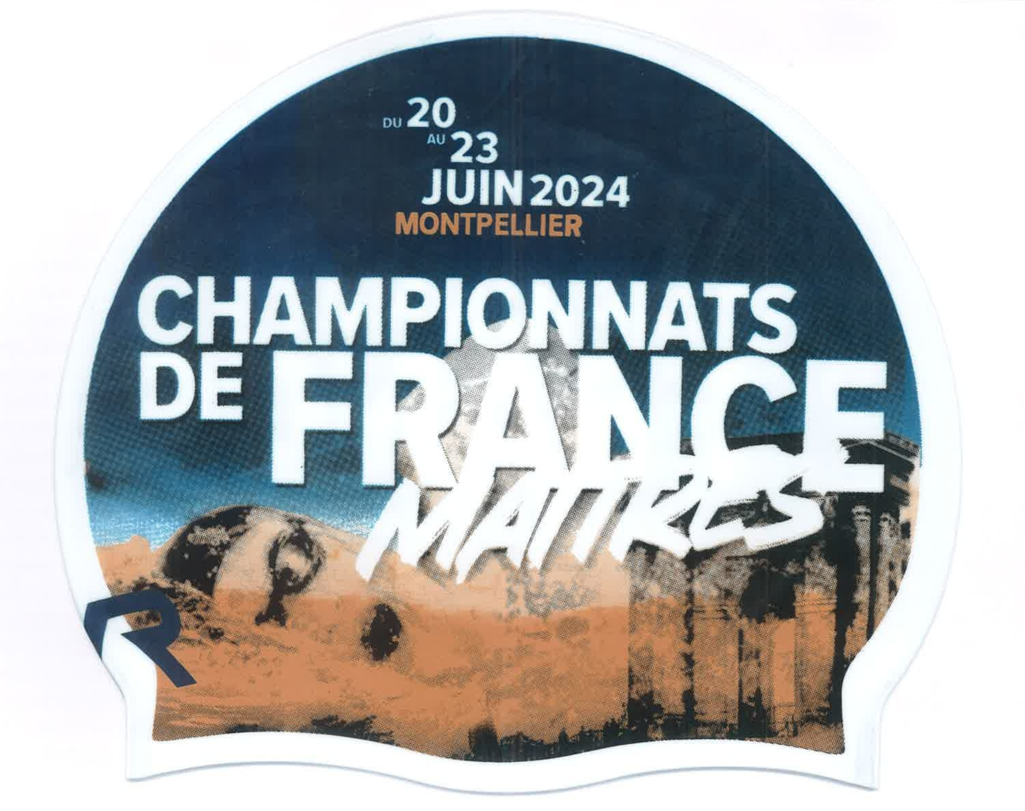 Bonnet de bain Championnats de France Maitres Montpellier