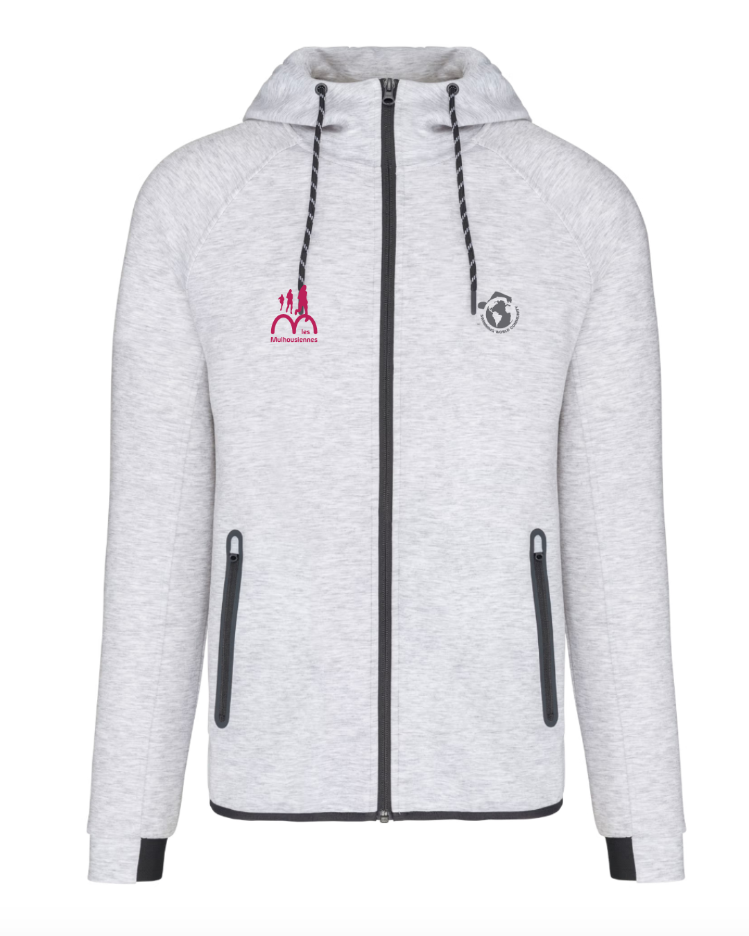 Gilet à capuche homme Les Mulhousiennes