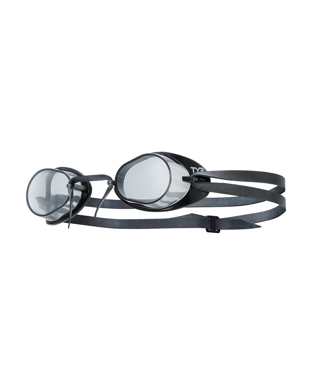 TYR Socket Rockets 2.0 Mirrored Adult Fit Swimming Goggles - red/fluo