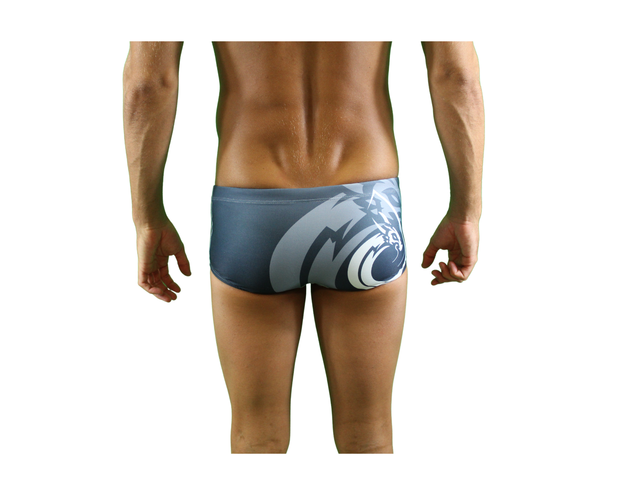 Maillot de bain homme SUIJI Dragon Black Trunk