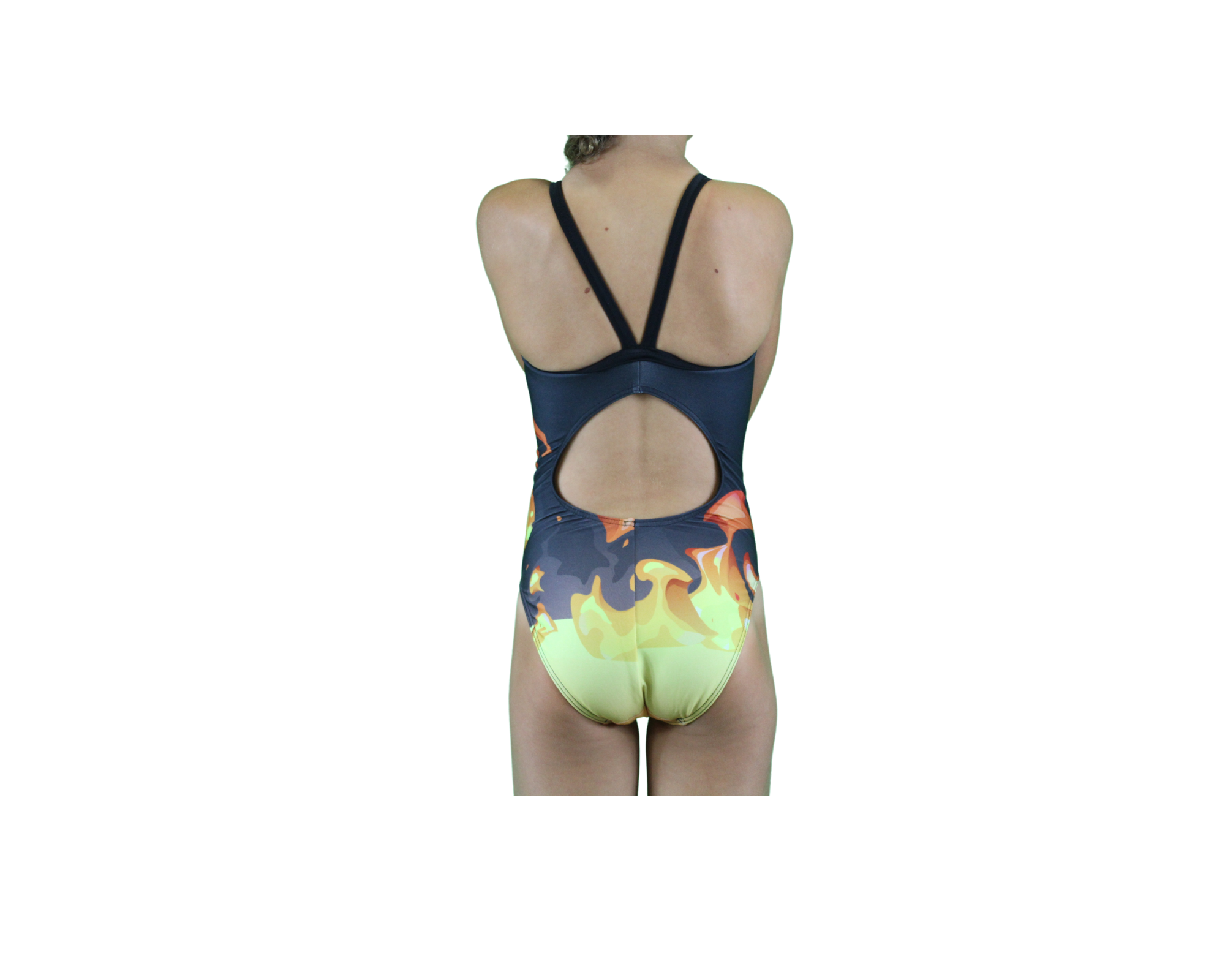 Maillot de bain fille SUIJI Dragon Fire Seamless