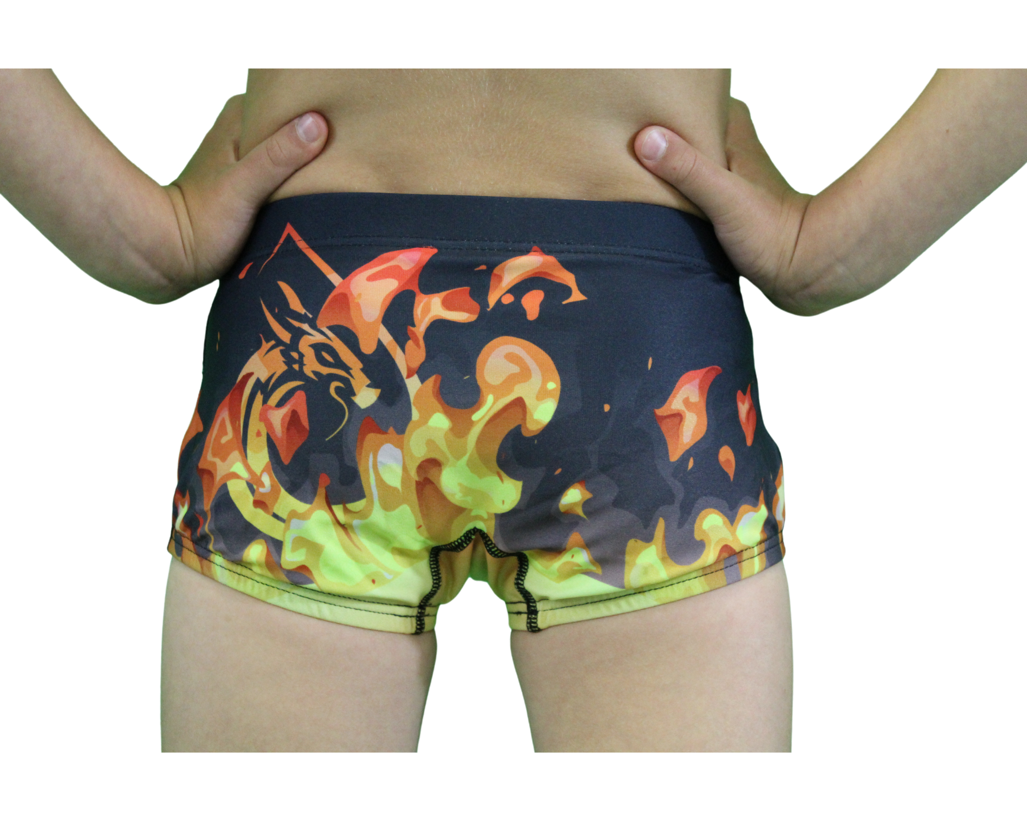 Maillot de bain garçon  SUIJI Dragon Fire Trunk