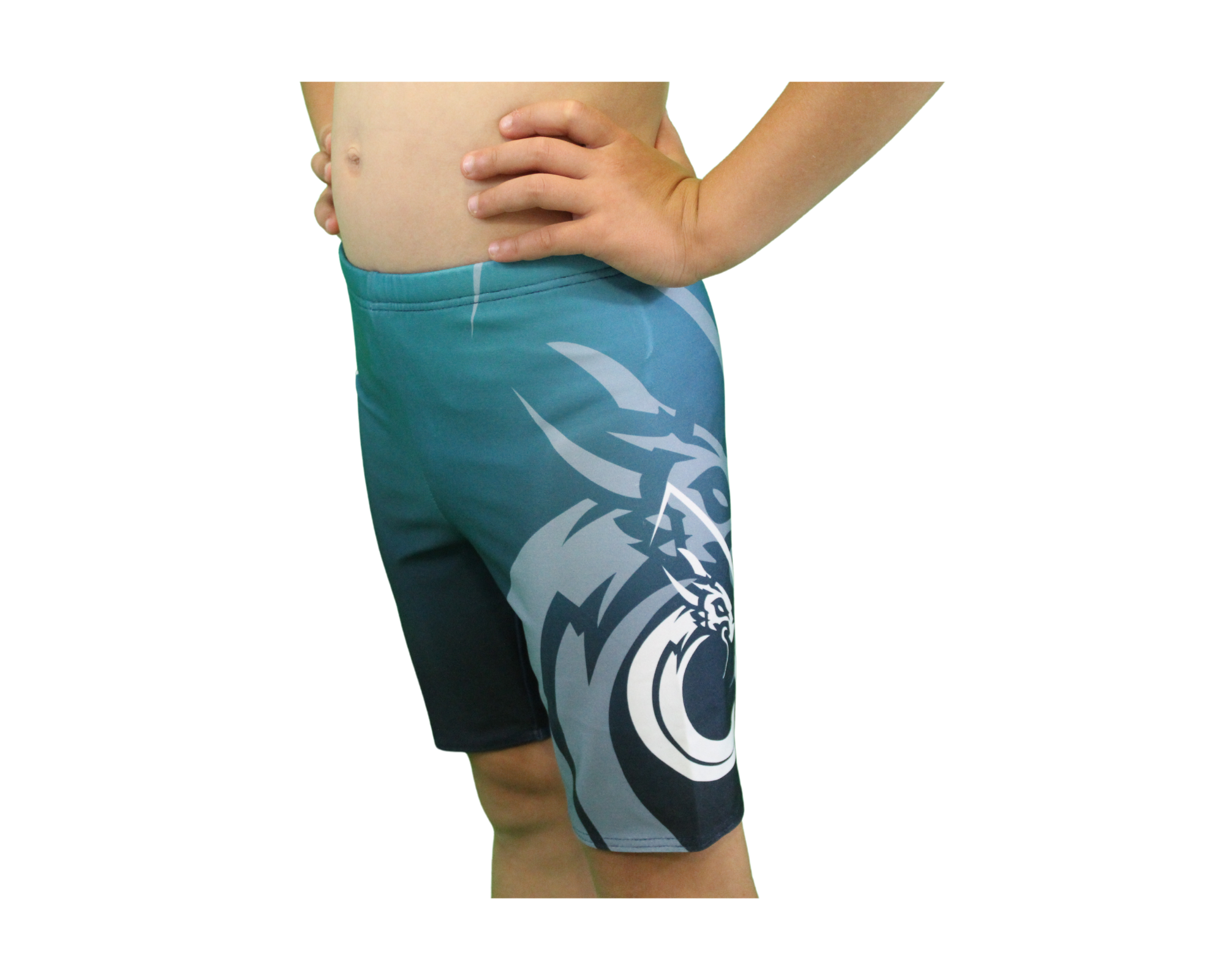 Maillot de bain garçon SUIJI Dragon Green Jammer