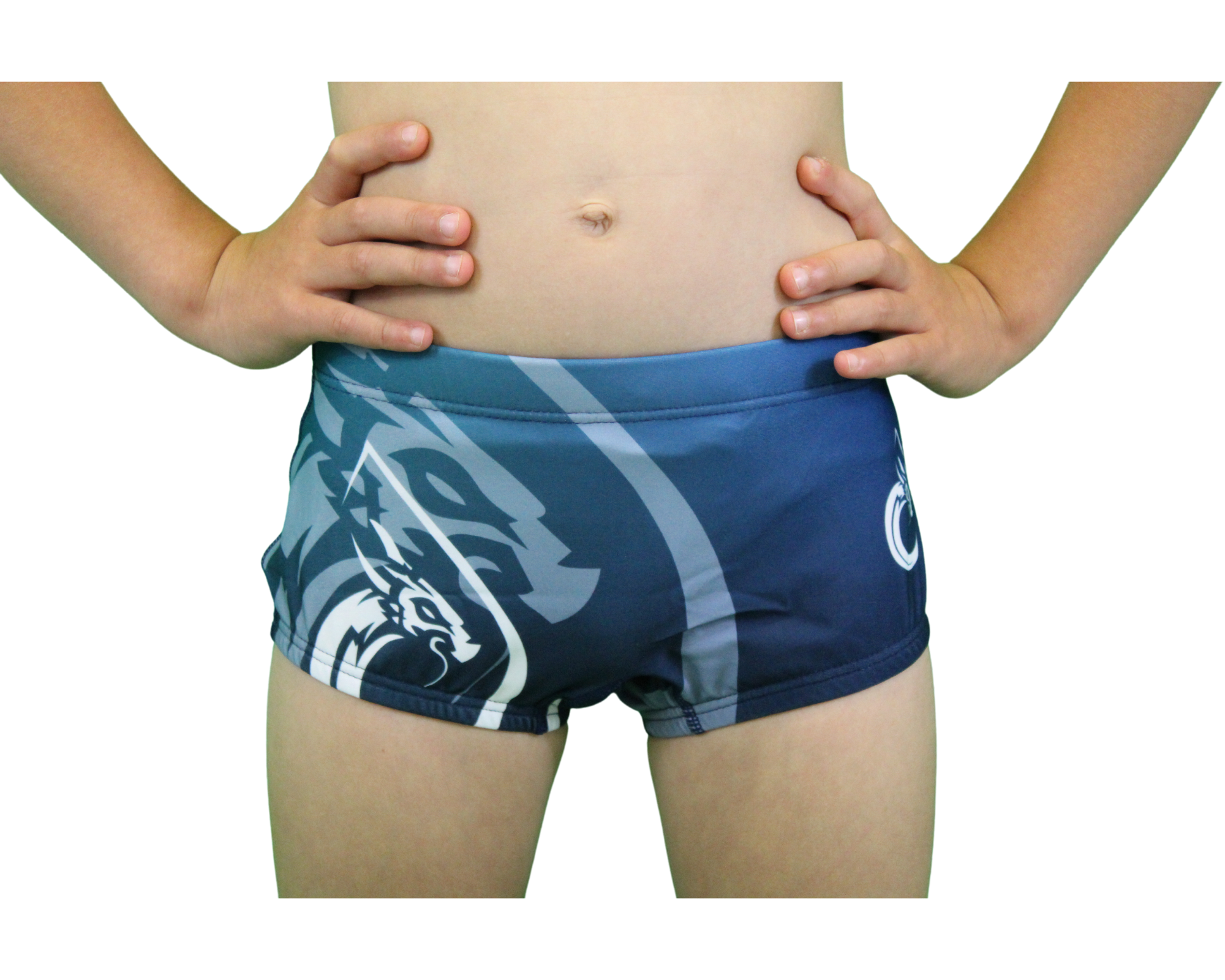 Maillot de bain garçon SUIJI Dragon Green Trunk