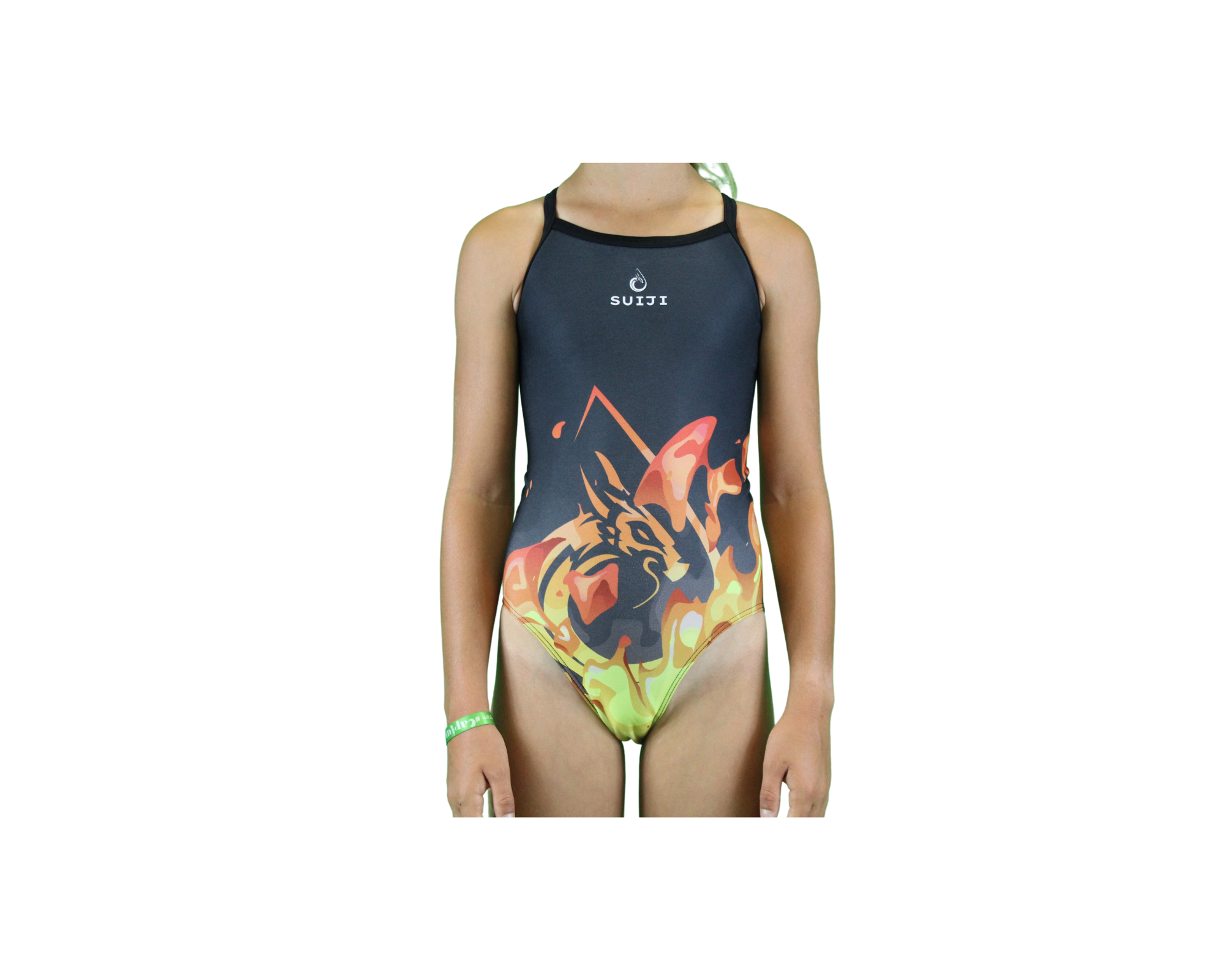 Maillot de bain fille SUIJI Dragon Fire Thinstrap