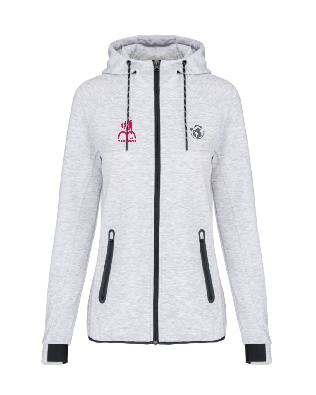 Gilet à capuche femme Les Mulhousiennes