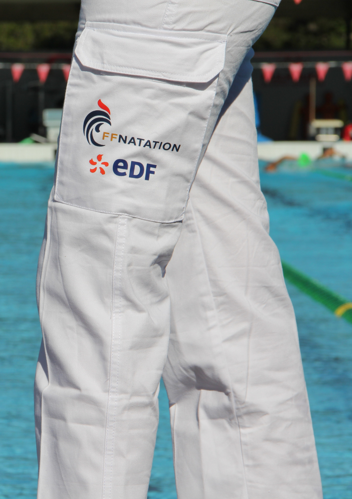 Pantalon unisexe pour Officiel TYR FFN EDF