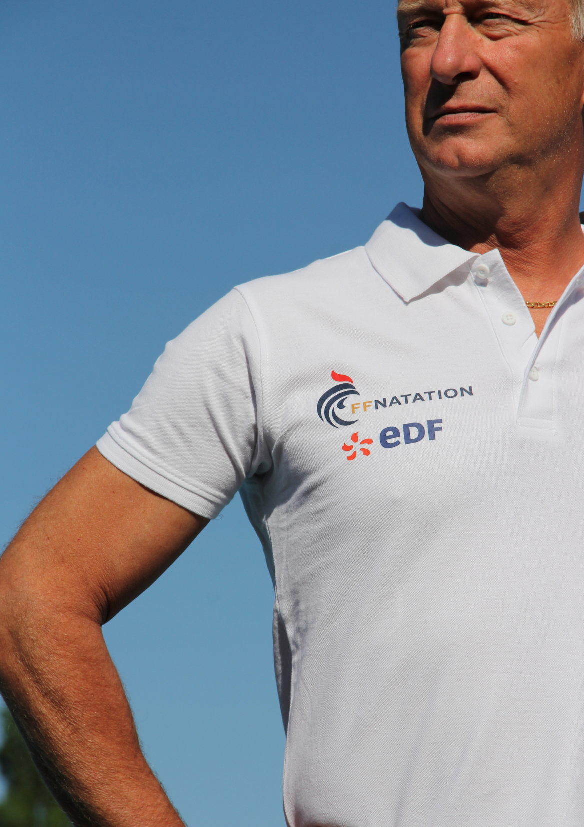 Polo unisexe pour Officiel TYR FFN EDF